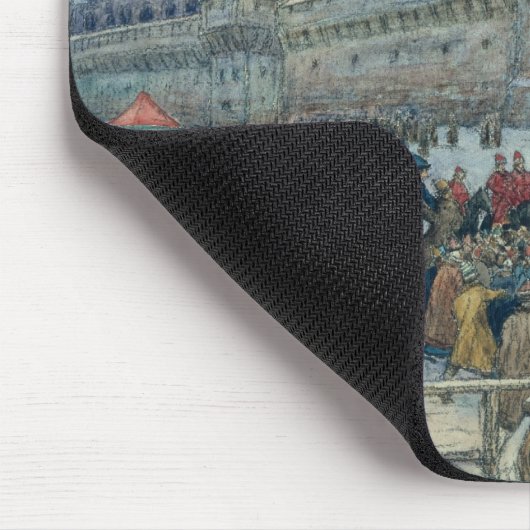 古代モスクワの戦いの後の出発 マウスパッド (コーナー)