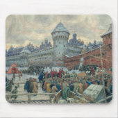 古代モスクワの戦いの後の出発 マウスパッド (正面)