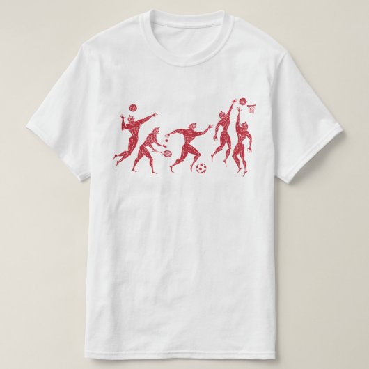 古代モダンオリンピアス競技 Tシャツ (デザイン正面)