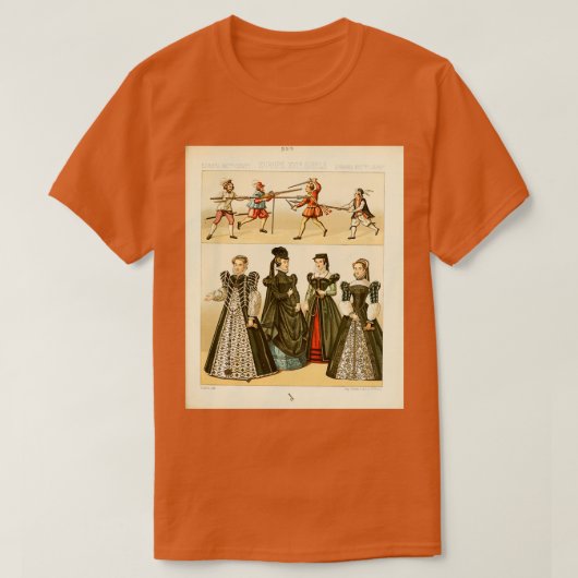 古代ヨーロッパファッションライフスタイル15日16日 Tシャツ (デザイン正面)