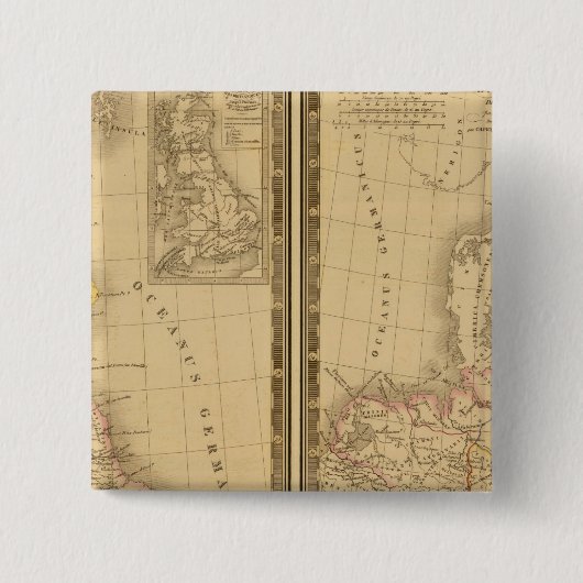 古代ヨーロッパ2 缶バッジ (正面)