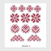 古代ラトビアのシンボル太陽ムーンスタージュミス シール (シート)