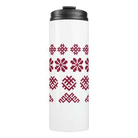 古代ラトビアのシンボル太陽ムーンスタージュミス タンブラー (正面)