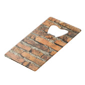 古代レンガの壁 クレジットカード栓抜き (正面アングル)