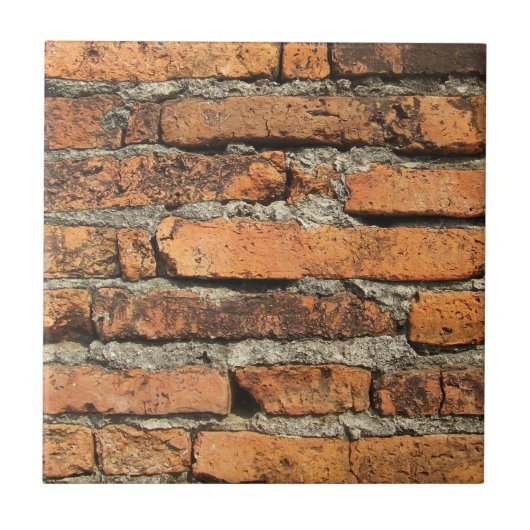 古代レンガの壁 タイル (正面)