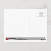 古代レンガの壁 ポストカード (裏面)