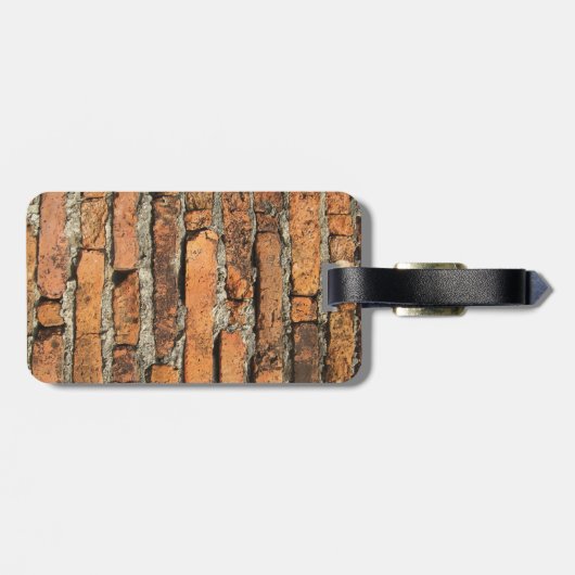 古代レンガの壁 ラゲッジタグ (裏面横)