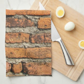 古代レンガ壁 キッチンタオル (四つ折り)