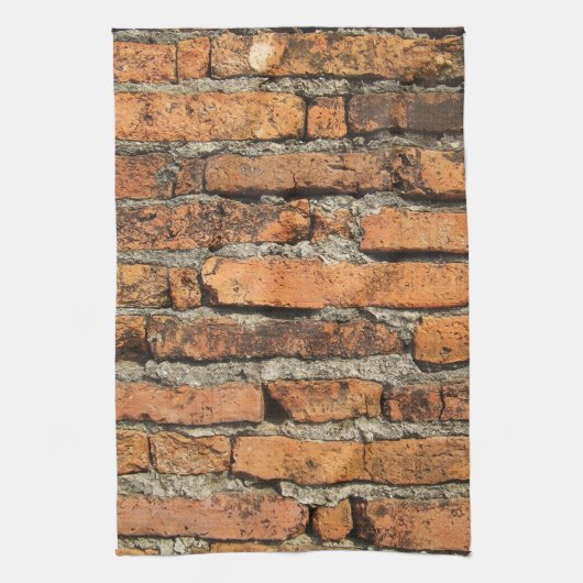 古代レンガ壁 キッチンタオル (縦)