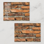 古代レンガ壁 名刺 (正面/裏面)