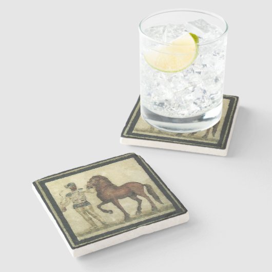 古代ローマのアートワーク ストーンコースター (横)