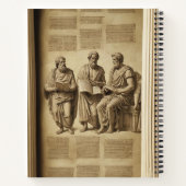 古代ローマのエコー:ラテン ノートブック (裏面)