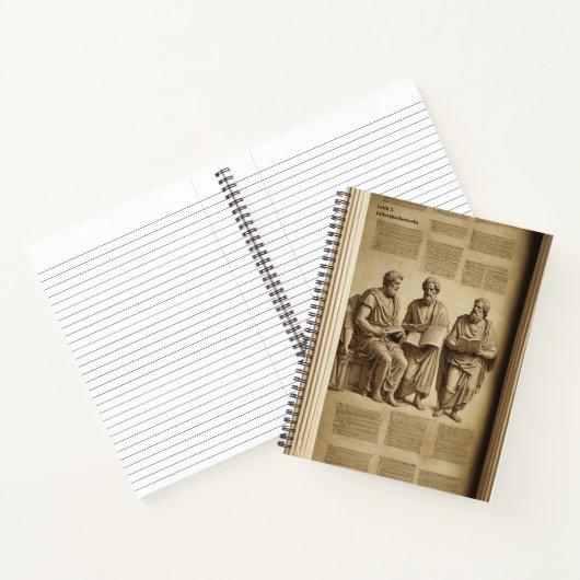 古代ローマのエコー:ラテン ノートブック (内部)