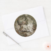 古代ローマのコイン・ステッカー ラウンドシール (封筒)