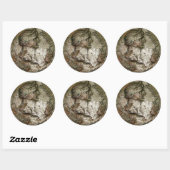 古代ローマのコイン・ステッカー ラウンドシール (シート)