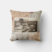 古代ローマのコロシアムのイタリア人の枕 クッション (正面)