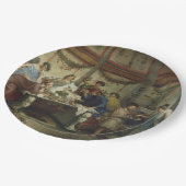 古代ローマのディナー・パーティの饗宴 ペーパープレート (アングル)