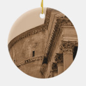 古代ローマのパンテオンのクリスマスのオーナメント セラミックオーナメント (裏面)
