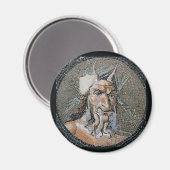 古代ローマのパンモザイク マグネット (正面/裏面)