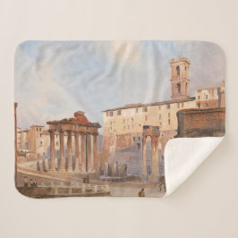 古代ローマのフォーラム（Ippolito Caffi著） シェルパブランケット