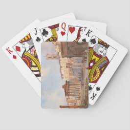 古代ローマのフォーラム（Ippolito Caffi著） トランプ