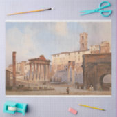 古代ローマのフォーラム（Ippolito Caffi著） 薄葉紙 (クラフト)