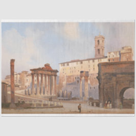 古代ローマのフォーラム（Ippolito Caffi著） 薄葉紙