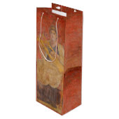 古代ローマのポンペイ隣人フレスコミュージシャンアート ワインギフトバッグ (正面アングル)