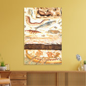 古代ローマのモザイク キャンバスプリント (インサイチュ (リビング))