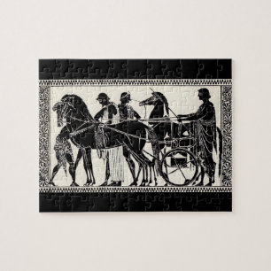 古代ローマの人々と馬 ジグソーパズル