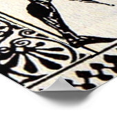 古代ローマの人々と馬 ポスター (角)