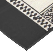 古代ローマの人および馬のプリント テーブルクロス (アングル)