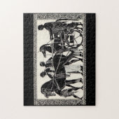 古代ローマの人および馬 ジグソーパズル (縦)