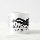 古代ローマの人工物は自分の骨格を知っている コーヒーマグカップ (正面左)