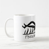 古代ローマの人工物は自分の骨格を知っている コーヒーマグカップ (左)