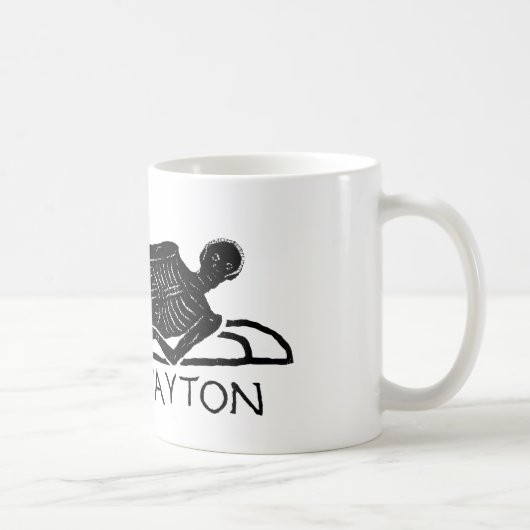 古代ローマの人工物は自分の骨格を知っている コーヒーマグカップ (右)