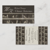 古代ローマの優雅のスパ、装飾者、レストラン 名刺 (正面/裏面)