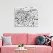 古代ローマの地図 キャンバスプリント (インサイチュ (リビング))