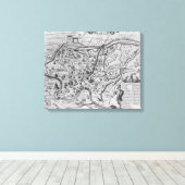 古代ローマの地図 キャンバスプリント (インサイチュ (ウッドフロア))