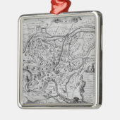 古代ローマの地図 メタルオーナメント (左)