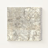 古代ローマの地形図 ノートブック (裏面)