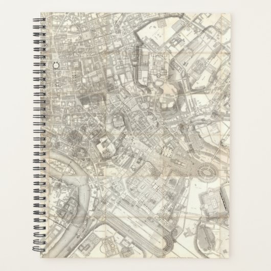 古代ローマの地形図 プランナー手帳 (正面)