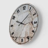 古代ローマの岩壁 ラージ壁時計 (傾斜)