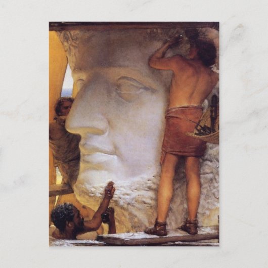 古代ローマの彫刻家 ポストカード (正面)