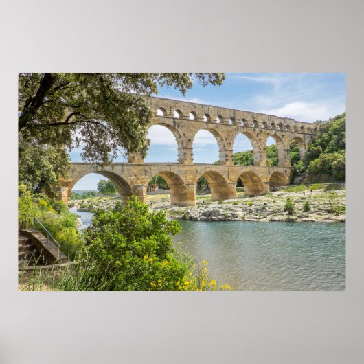 古代ローマの水道橋 ポスター (正面)