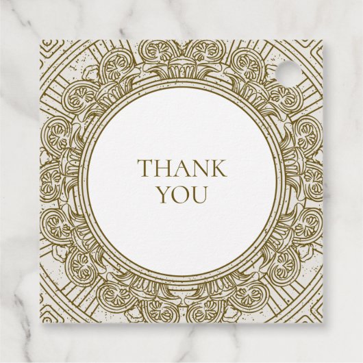 古代ローマの誕生日パーティー石の要素 フェイバータグ (裏面)