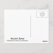 古代ローマコロッセウムハガキ ポストカード (裏面)