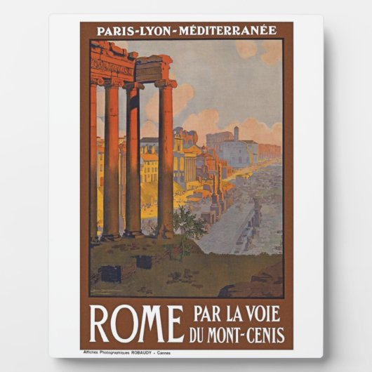 古代ローマトラベルアド絵画ズ フォトプラーク (正面)