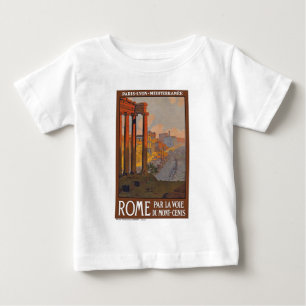 古代ローマトラベルアド絵画ズ ベビーTシャツ
