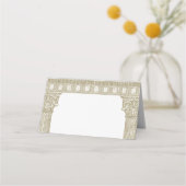 古代ローマパーティーエレガントと寺柱 プレイスカード (正面)